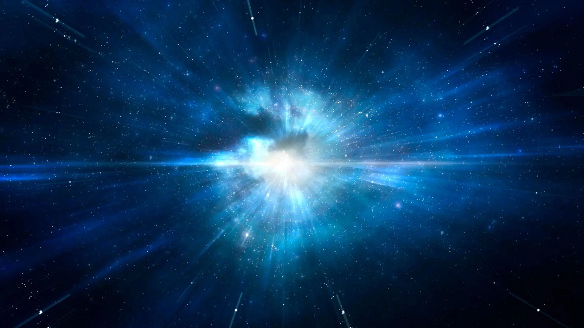 Ilustración del Big Bang hace aproximadamente 14.000 millones de años