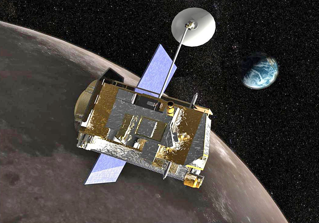 Visión artística de la sonda Orbitador de reconocimiento lunar (LRO) 