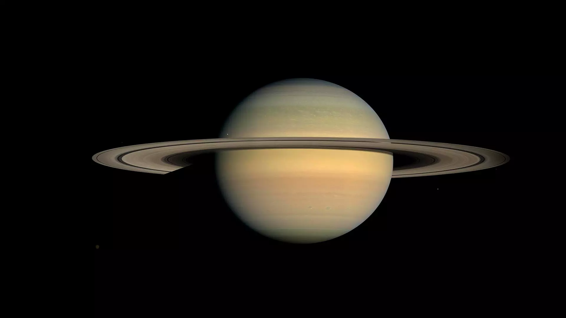 Saturno… cuatro años después (2008). Imagen tomada por la misión Cassini-Huygens, un proyecto conjunto de la NASA, la Agencia Espacial Europea y la Agencia Espacial Italiana.