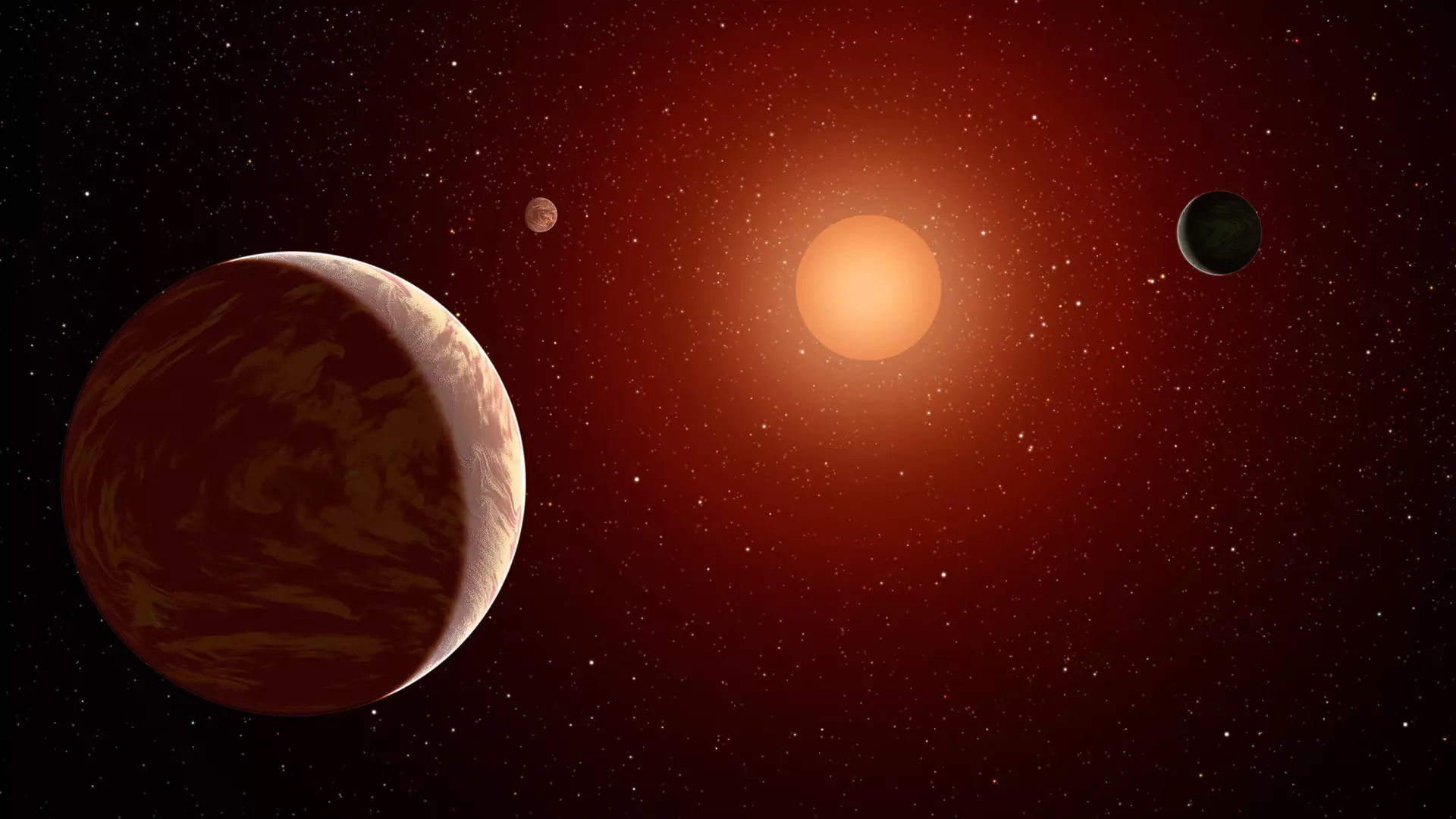 Es posible que la vida en la Tierra exista en un planeta que orbita a una enana roja